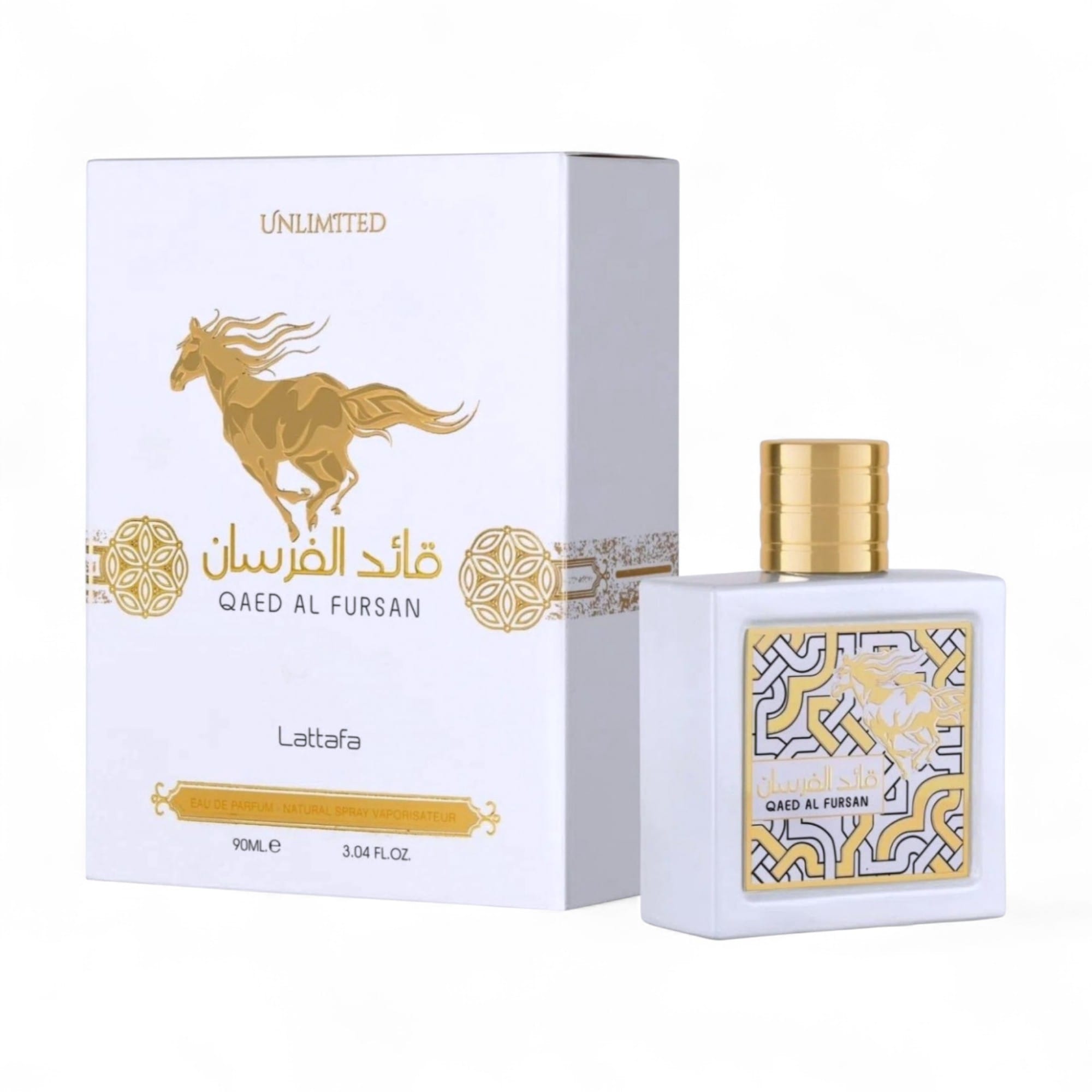 Perfume Qaed Al Fursan Unlimited – Lattafa Eau de Parfum 90 ml