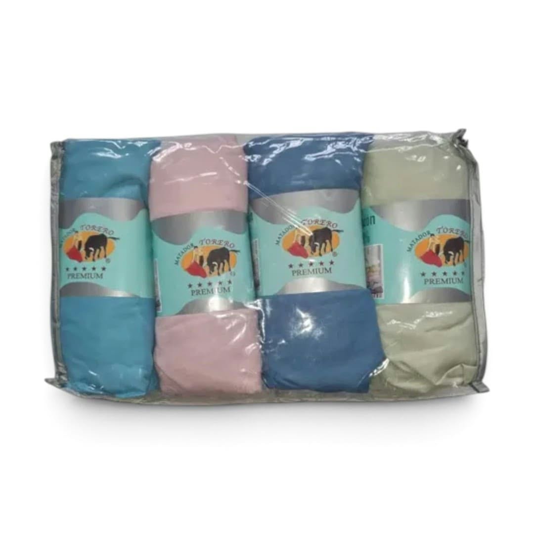 🛍️ SÁBANA AJUSTABLE QUEEN X 4 PCS