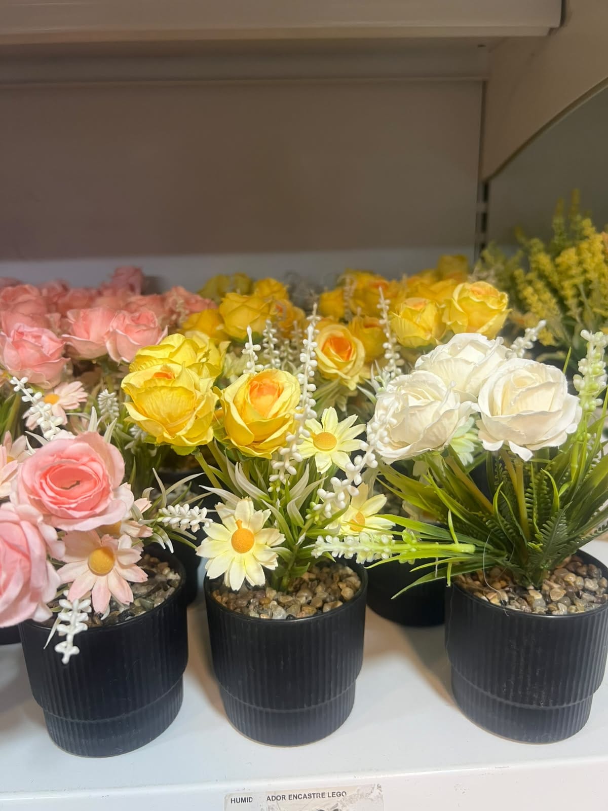 🌸 MACETA FLOR ARTIFICIAL 18 CM