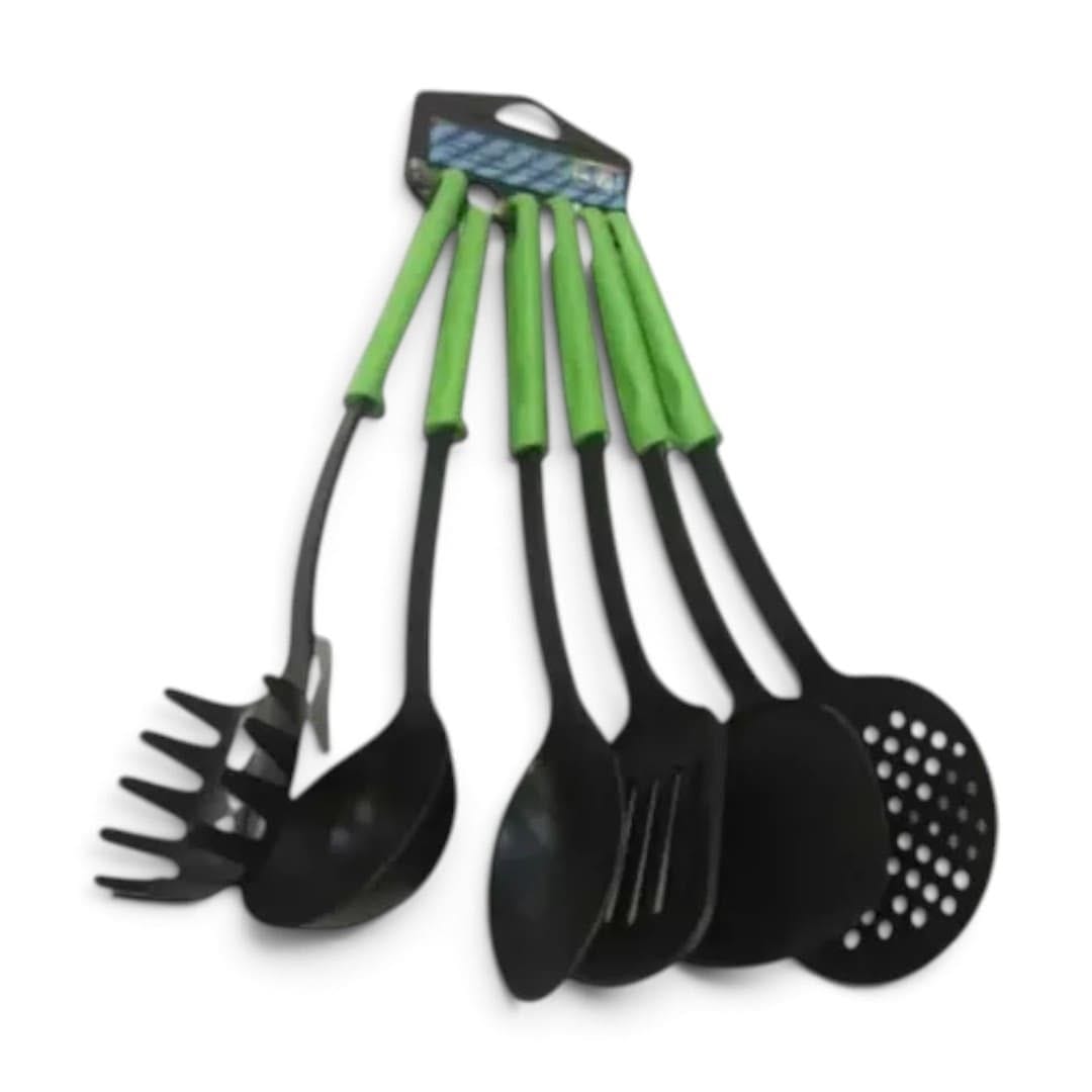 🍳 SET 6 PCS UTENSILIOS TEFLÓN