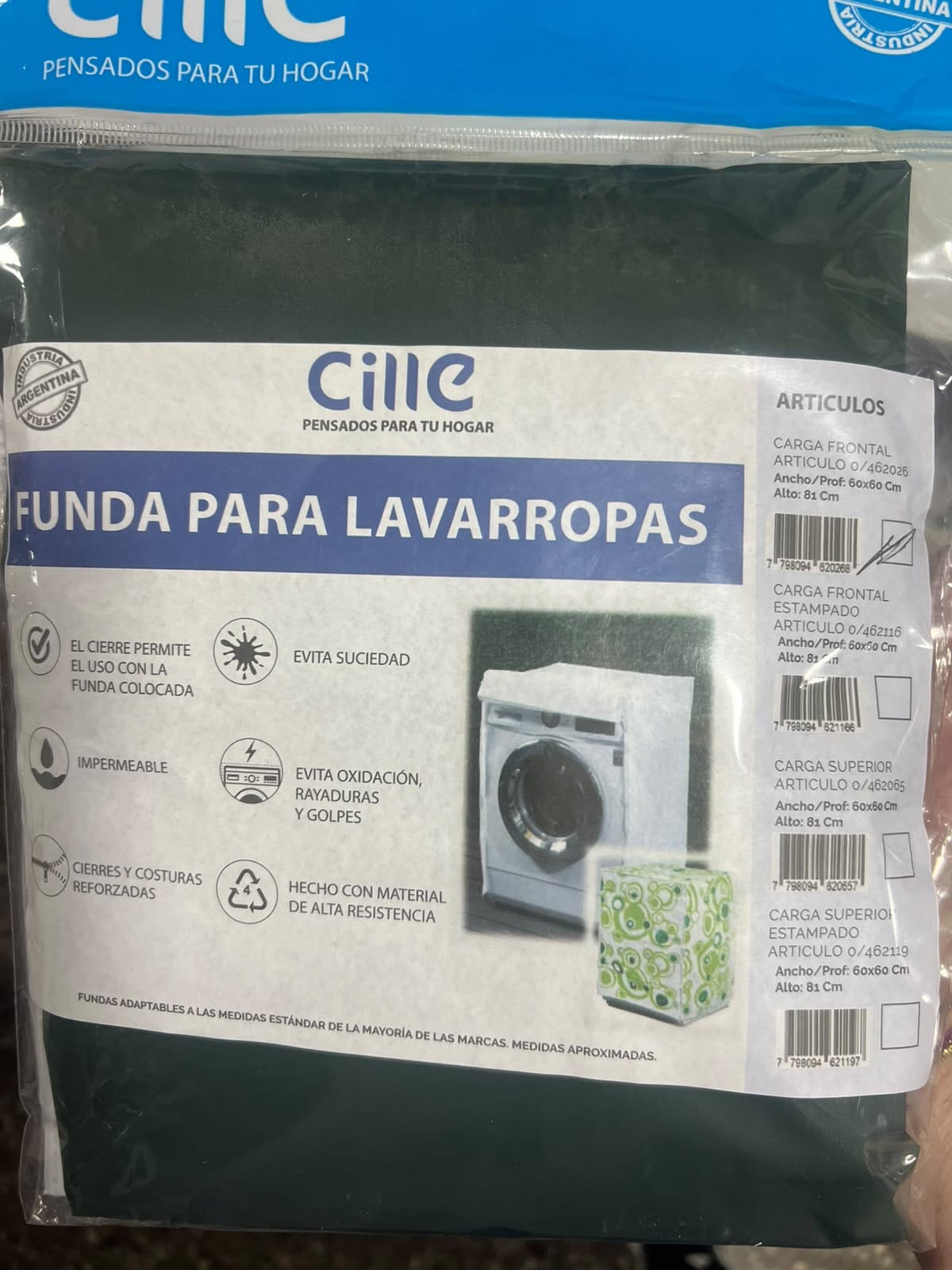 FUNDA PARA LAVARROPA CARGA FRONTAL