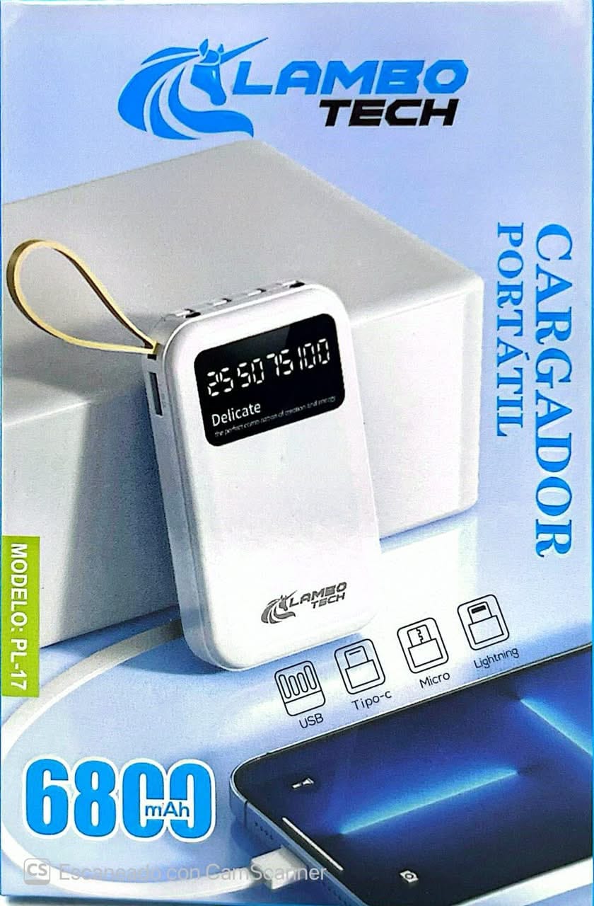 POWER BANK PL17 6800 MAH