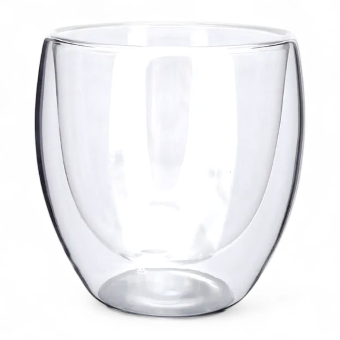 VASO VIDRIO DOBLE TERMICO 150 ML (CHICO)